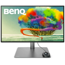 BenQ Monitor 27" - PD2725U (IPS, 16:9, 3840x2160, 5ms, 400cd/m2, 2xHDMI, DP, TH3, USB, Speaker, Pivot, mag.áll., VESA)