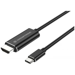 Conceptronic Kábel - ABBY04B (USB-C to HDMI, 4K/30Hz, 2m, fekete)