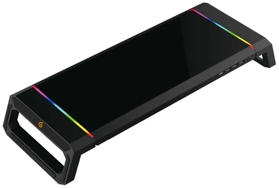 Conceptronic Monitor állvány - THORNE01B (állítható RGB, 4x USB2.0, beépített fiók, összecsukható, Max.: 10kg, fekete) 1 Conceptronic Monitor állvány - THORNE01B (állítható RGB, 4x USB2.0, beépített fiók, összecsukható, Max.: 10kg, fekete)
