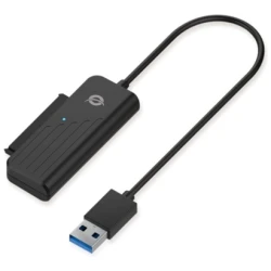 Conceptronic átalakító - ABBY01B (USB-A 3.0 to SATA, Kompatibilis: 2,5" SATA HDD/SSD)