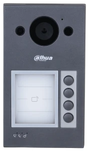 Dahua IP video kaputelefon - VTO3311Q-WP (kültéri egység, WiFi, 2MP, IP65, ICR, audio,RFID olvasó,I/O,IK08,12VDC/PoE)