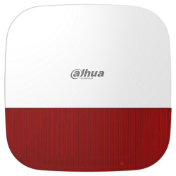 Dahua Vezeték nélküli kültéri sziréna - AirShield ARA13-W2 Piros (IP65; 110dB; LED; 868MHz, AES128, 12VDC+Akku; Mabisz)