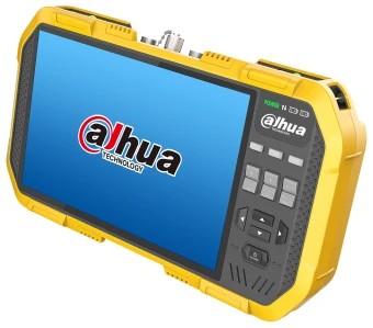 Dahua teszt monitor - PFM907-E (IP/HDCVI/CVBS; 7"kijelző, Ethernet/IP teszt, IP konf, BNC be-/kimenet, onvif, PoE, akk)