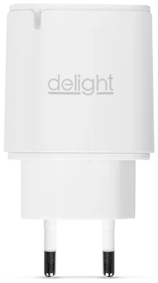 Delight Telefon töltő  - 1db Type-C PD20W gyorstöltéssel, Fehér