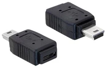 Delock Kábel - 65155 (USB Mini -> USB micro A+B, apa/anya)