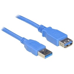 Delock Kábel - 82538 (USB-A 3.0 -> USB-A 3.0 hosszabitó kábel, apa/anya, 1m)