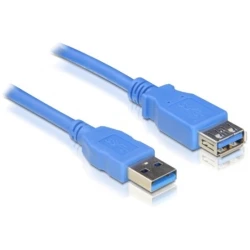 Delock Kábel - 82539 (USB-A 3.0 -> USB-A 3.0 hosszabitó kábel, apa/anya, 2m)