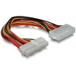 Delock Kábel - 82989 (Alaplapi hoszabbító kábel, ATX 24pol STE -> 24pol BU, 30cm)