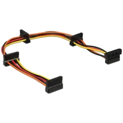 Delock Átalakító Kábel - 60141 (4 x SATA HDD > SATA tűs (apa))
