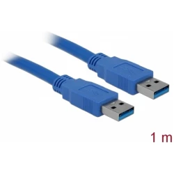 Delock Kábel - 82534 (USB-A 3.0 -> USB-A 3.0 kábel, apa/apa, 1m)