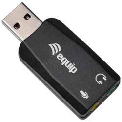 Equip-Life Kábel Átalakító - 245320 (USB bemenet - 3,5mm jack audio + mikrofon kimenet)