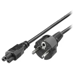 Equip Tápkábel - 112150 (Notebook tápkábel, földelt, C5, fekete, 1,5m)