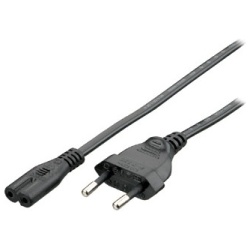 Equip Kábel - 112160 (Notebook tápkábel, nem földelt, 1,8m)