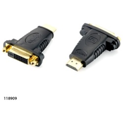 Equip Átalakító - 118909 (HDMI-DVI(24+1), apa/anya, fekete)