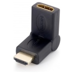 Equip Átalakító - 118911 (HDMI-HDMI átalakító anya/apa, 90 fokban hajlítható)