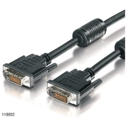 Equip Kábel - 118932 (DVI-D Dual Link kábel, apa/apa, 1,8m)