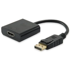 Equip Átalakító - 133438 (Displayport1.2 - HDMI1.4, apa/anya, fekete)