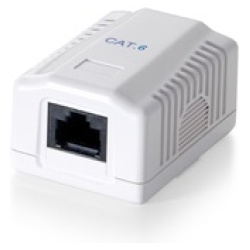 Equip Fali aljzat - 235211 (1 port, Cat6, UTP, fehér)