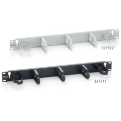 Equip Rackszekrény Kiegészítő - 327311 (Kábel rendező panel, Gyűrű panel, 1U(19"), fekete)