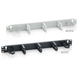 Equip Rackszekrény Kiegészítő - 327311 (Kábel rendező panel, Gyűrű panel, 1U(19"), fekete)