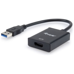 Equip Átalakító - 133385 (USB-A3.0 to HDMI, fekete)