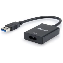 Equip Átalakító - 133385 (USB-A3.0 to HDMI, fekete)
