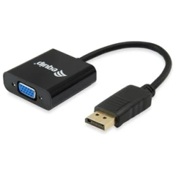 Equip Átalakító - 133435 (DisplayPort -> VGA, apa/anya, fekete)