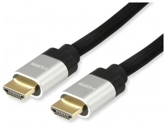 Equip Kábel - 119381 (HDMI2.1 kábel, apa/apa, 8K/60Hz, eARC, VRR, QMS, QFT, ALLM, DSC, aranyozott, 2m)