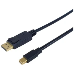 Equip Kábel - 133442 (MiniDisplayPort to DisplayPort, fekete, 2m)
