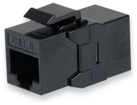 Equip RJ45 Keystone Toldó - 125579 (UTP, Cat6, árnyékolatlan, műanyag, fekete) 8db/csomag