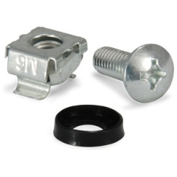 Equip Rackszekrény kiegészítő - 922493 (Rack csavar készlet (kosaras anya + csavar), M6) 50db/csomag
