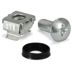 Equip Rackszekrény kiegészítő - 922493 (Rack csavar készlet (kosaras anya + csavar), M6) 50db/csomag