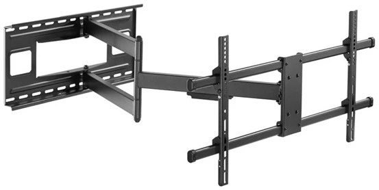 Equip TV Fali konzol - 650327 (43"-80", Max.: 50kg, dönthető, forgatható, fekete)