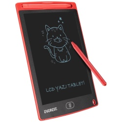 Everest Grafikus tábla - EV-DY100 Red (125x175mm, 8,5 inch, toll, LCD)