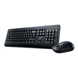 Genius Billentyűzet/Egér Kit - KM-160 (Vezetékes, USB, fekete)