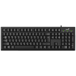 Genius Billentyűzet - KB-100 (Vezetékes, USB, Smart, fekete)