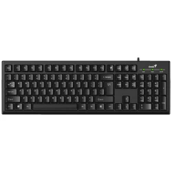 Genius Billentyűzet - KB-100 (Vezetékes, USB, Smart, fekete)