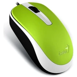 Genius Egér - DX-120 (Vezetékes, 1000 DPI, 3 gomb, USB, zöld)