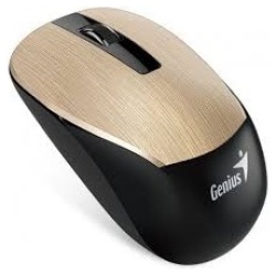 Genius Egér - NX-7015 (Vezeték nélküli, USB, 3 gomb, 1600 DPI, BlueEye, Gold)