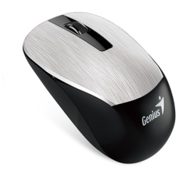 Genius Egér - NX-7015 (Vezeték nélküli, USB, 3 gomb, 1600 DPI, BlueEye, Silver)