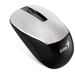 Genius Egér - NX-7015 (Vezeték nélküli, USB, 3 gomb, 1600 DPI, BlueEye, Silver)