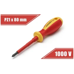 Handy Csavarhúzó - 10571 (PZ1, 80mm, 1000V-ig szigetelt, mágneses fej)