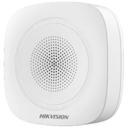 Hikvision AX Pro Sziréna - DS-PS1-I-WE (Beltéri, 110dB, Piros)
