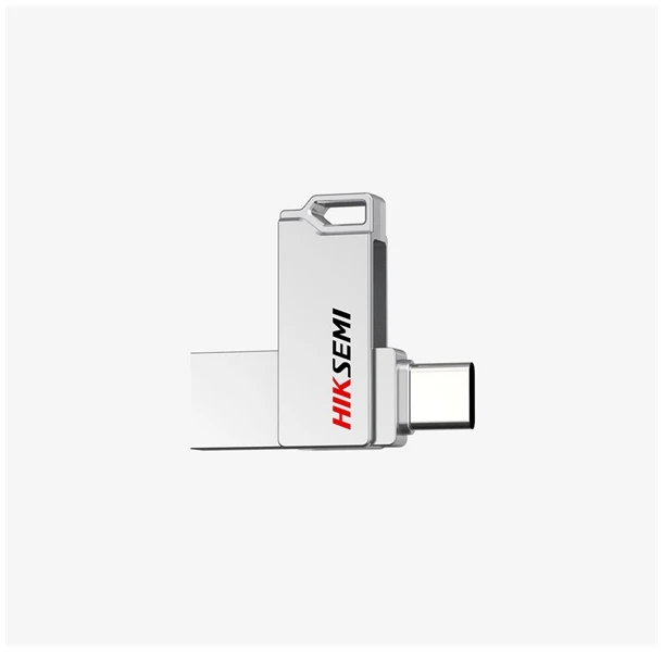 Hikvision HIKSEMI Pendrive - SYNC, 64GB, USB3.2 - Type-C, Ezüst