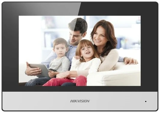 Hikvision IP kaputelefon - DS-KH6320-WTE1 (beltéri egység, 7" touch screen, wifi, PoE)