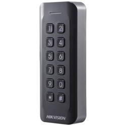 Hikvision RFID kártyaolvasó - DS-K1802MK (Mifare 13,56MHz + billentyűzet, RS-485/Wiegand)
