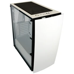 LC-Power Számítógépház - 713W - Bright Sail X (fehér, fehér belső, ablakos, mATX/ATX, 2xUSB-A 3.2, 1xUSB-C 3.2)