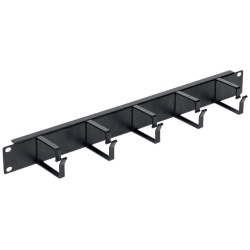 Legrand vízszintes rendezők - 2U, 19", gyűrűs, acél, csavaros rögzítés, vízszintes irányú