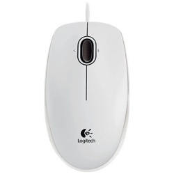 Logitech Egér - B100 (Vezetékes, Optikai,USB, 800 DPI, OEM, fehér)