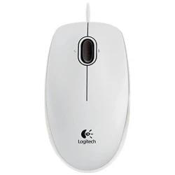Logitech Egér - B100 (Vezetékes, Optikai,USB, 800 DPI, OEM, fehér)